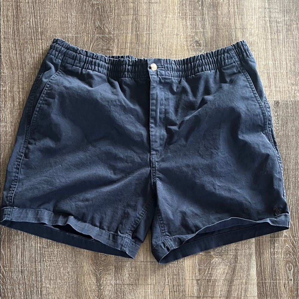 Ralph Lauren Dark Blue Flat Front Shorts